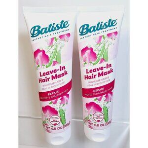 2 Batiste Instant Hair Treatment REPAIR Leave In Hair Mask 4.3 oz Protect Damage
